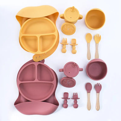 Children's Silicone Plate Set